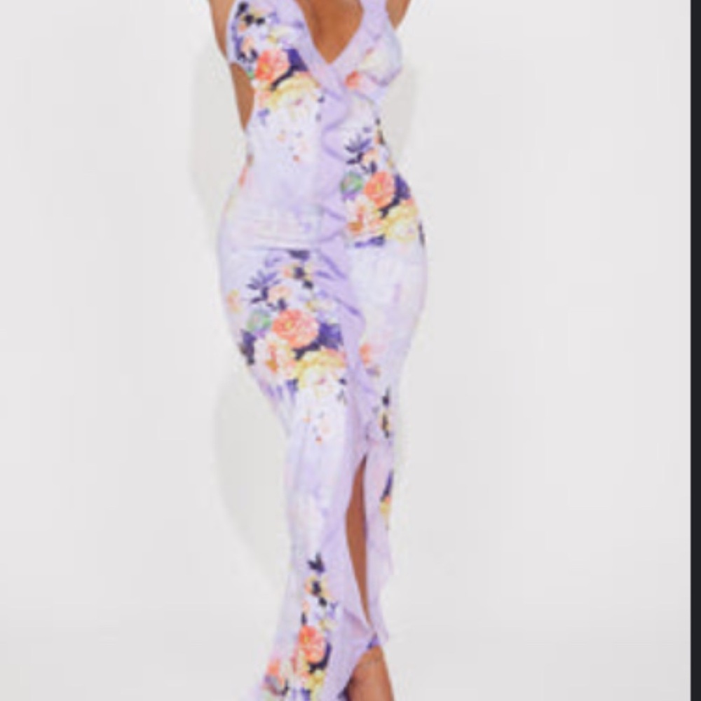 Floral Lavender Dress